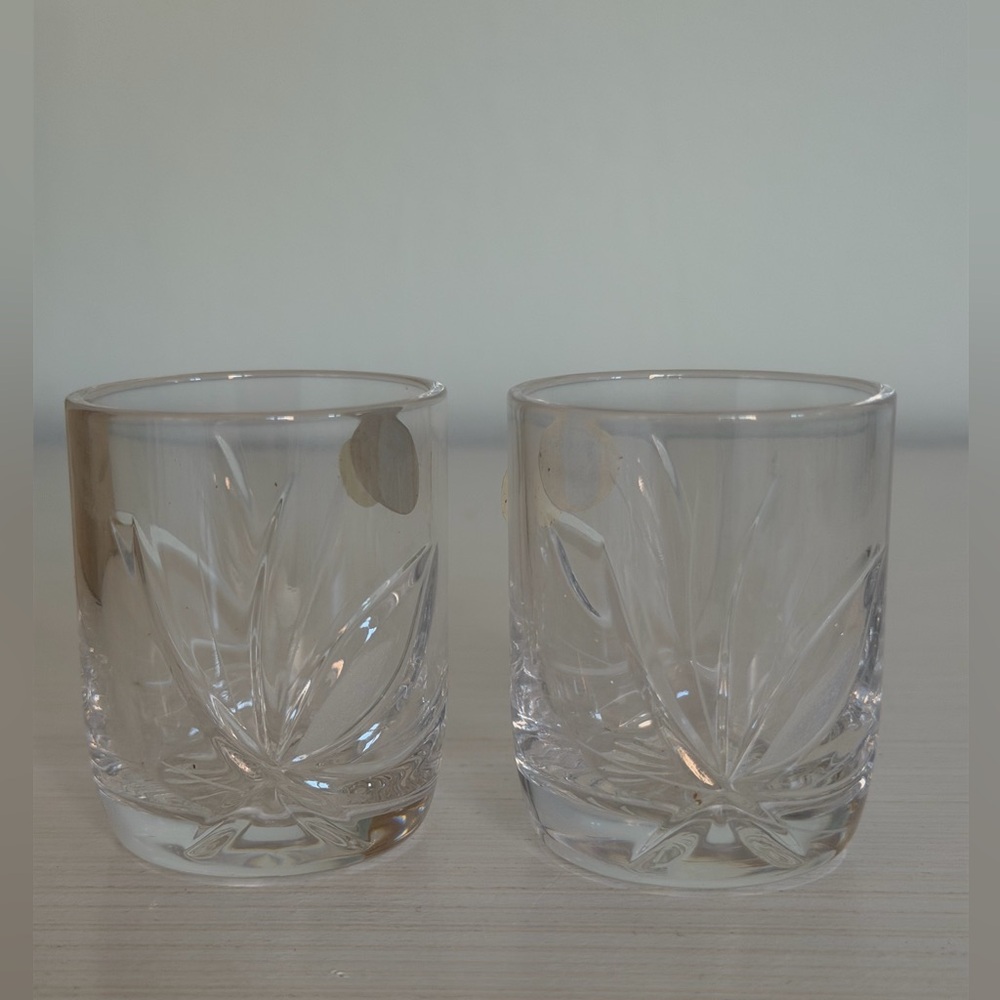 Lead crystal shot glasses. 6 pieces - Picture 7 of 10